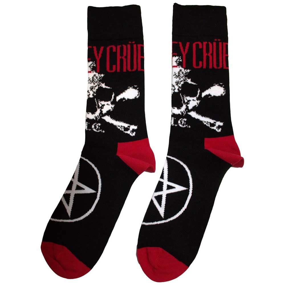 Rock Off officially licensed products Motley Crue Skull And Small, Black