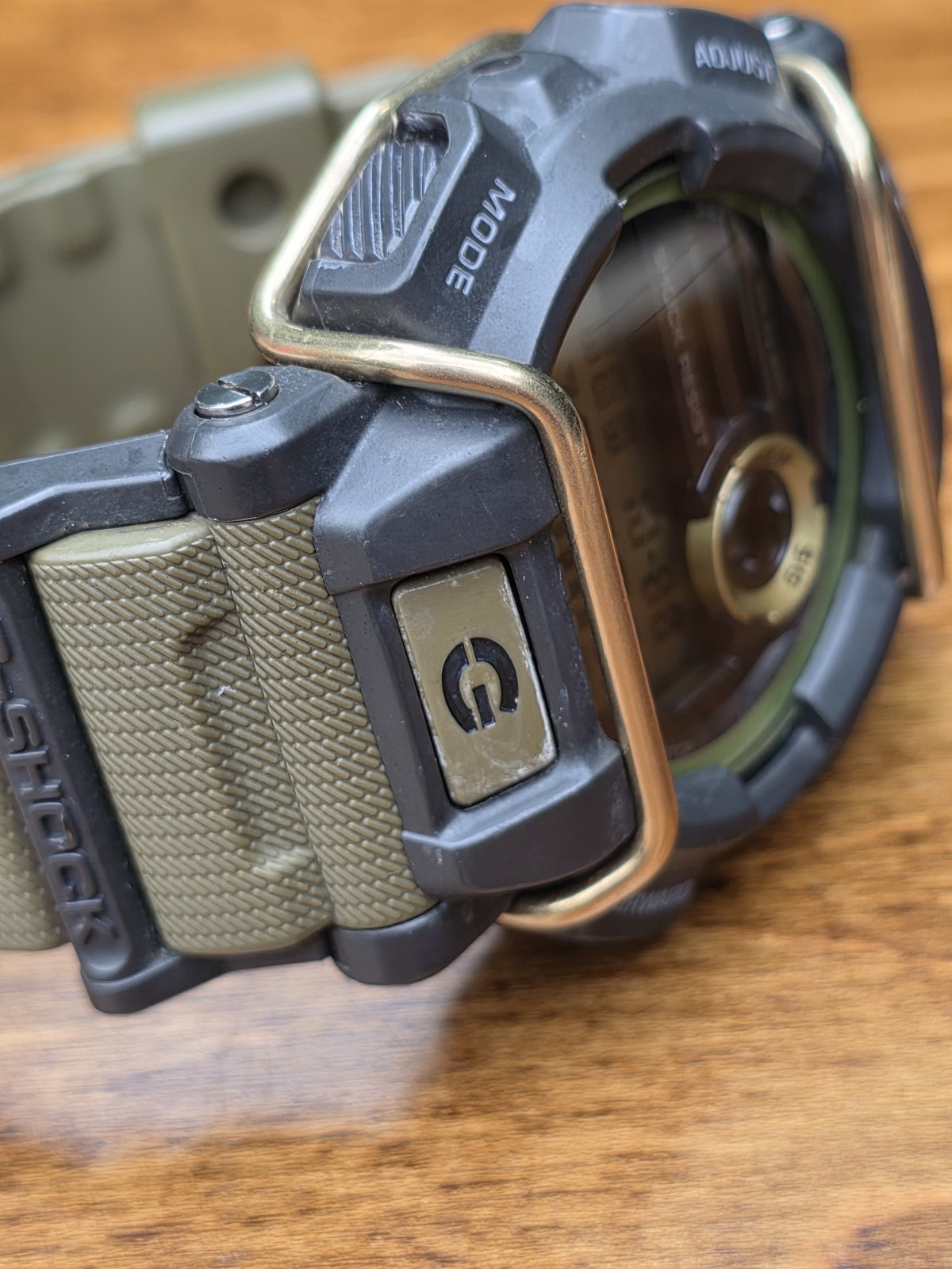 Casio G-Shock GD-400 Watch Men 48mm Digital Black Army Green Alarm Chrono 3434