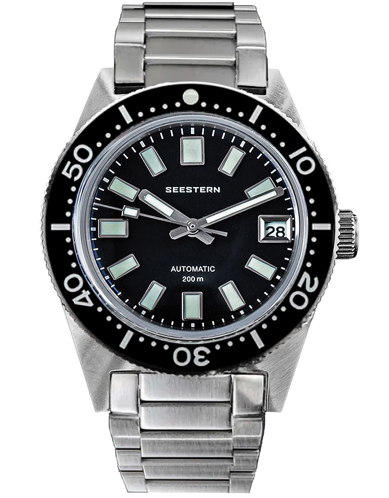 Seestern 62MAS 20ATM Genuine Ceramic NEW LUME Bezel 200m DIVER’S Watch 62MASKLS