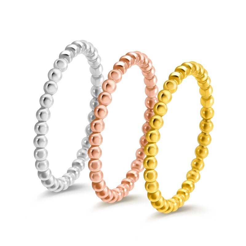 2mm Thin Plain Silver Gold Plated Stainless Steel Wedding Ring Band R61