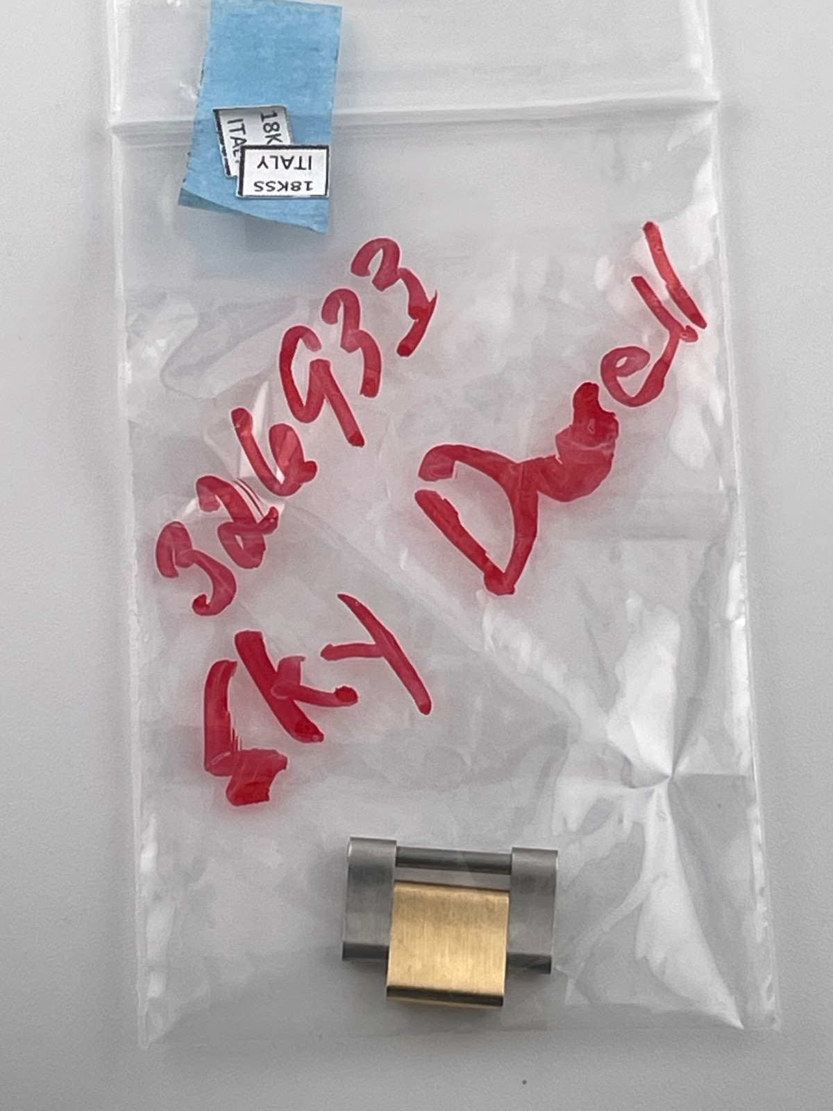 Authentic Rolex Watch Link 18k gold/SS 326933 336933 126603