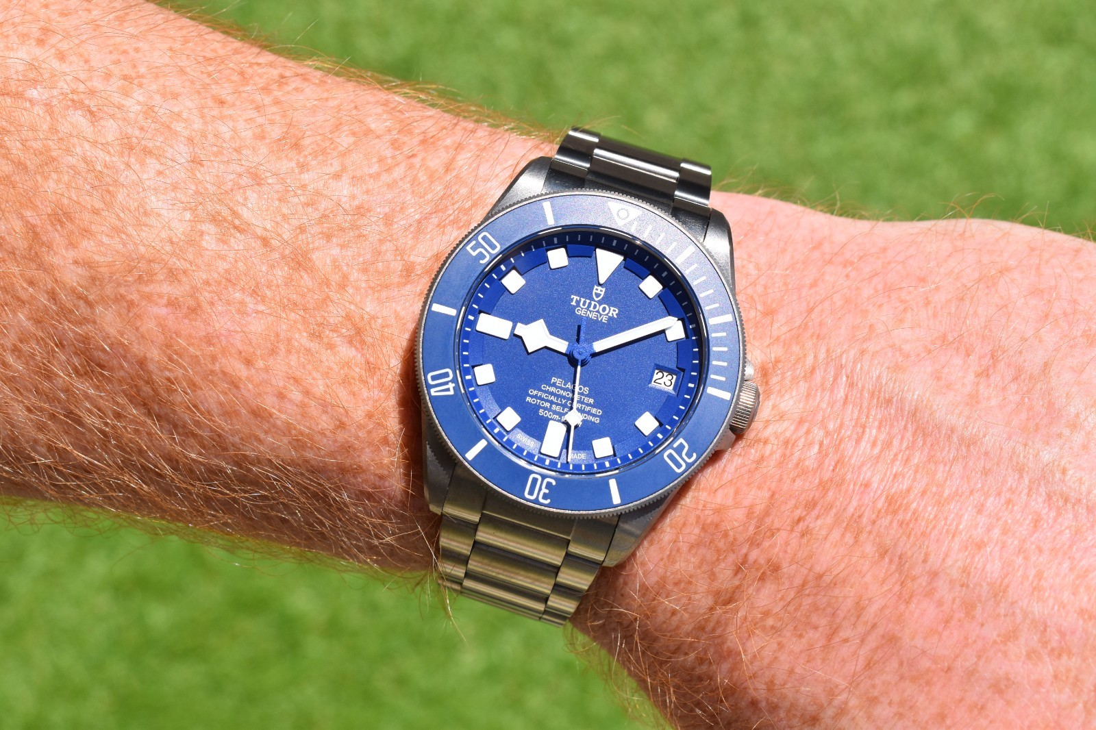 Tudor Pelagos 42mm Titanium Blue Dial 25600TB Watch