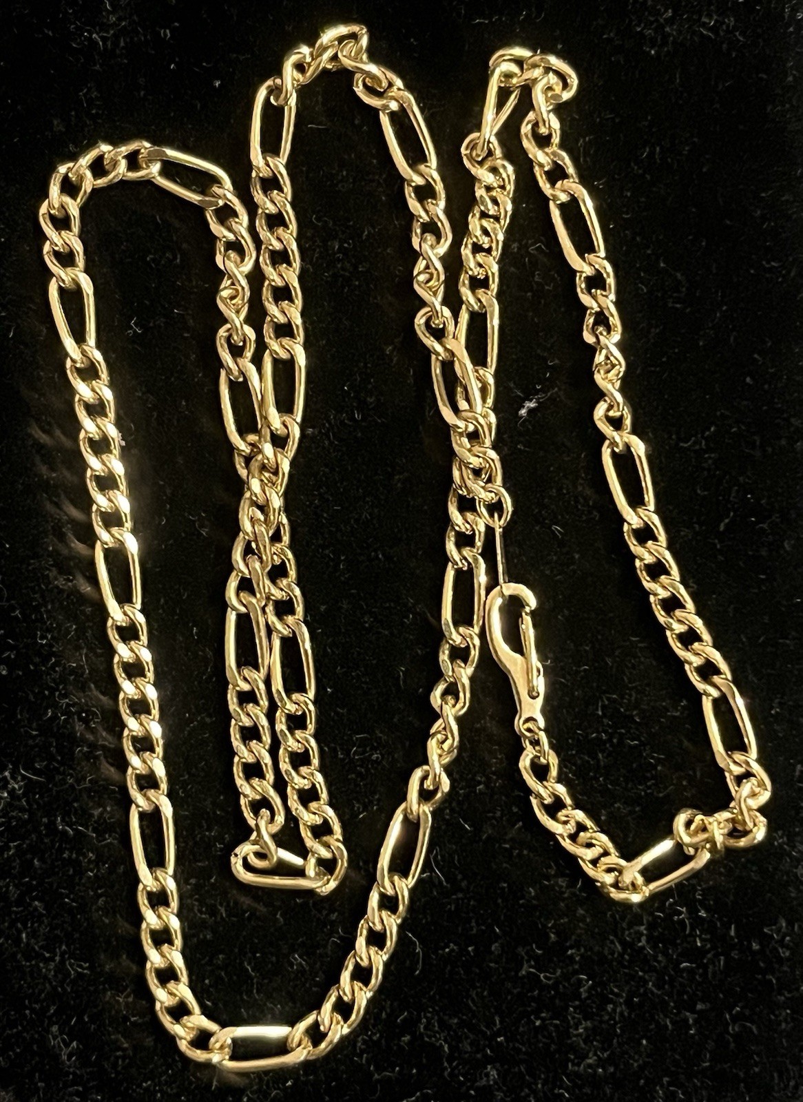 14KT GP Jewelry (2 Necklaces & 3 Bracelets) Wearable – .77 oz / 23.8 Grams