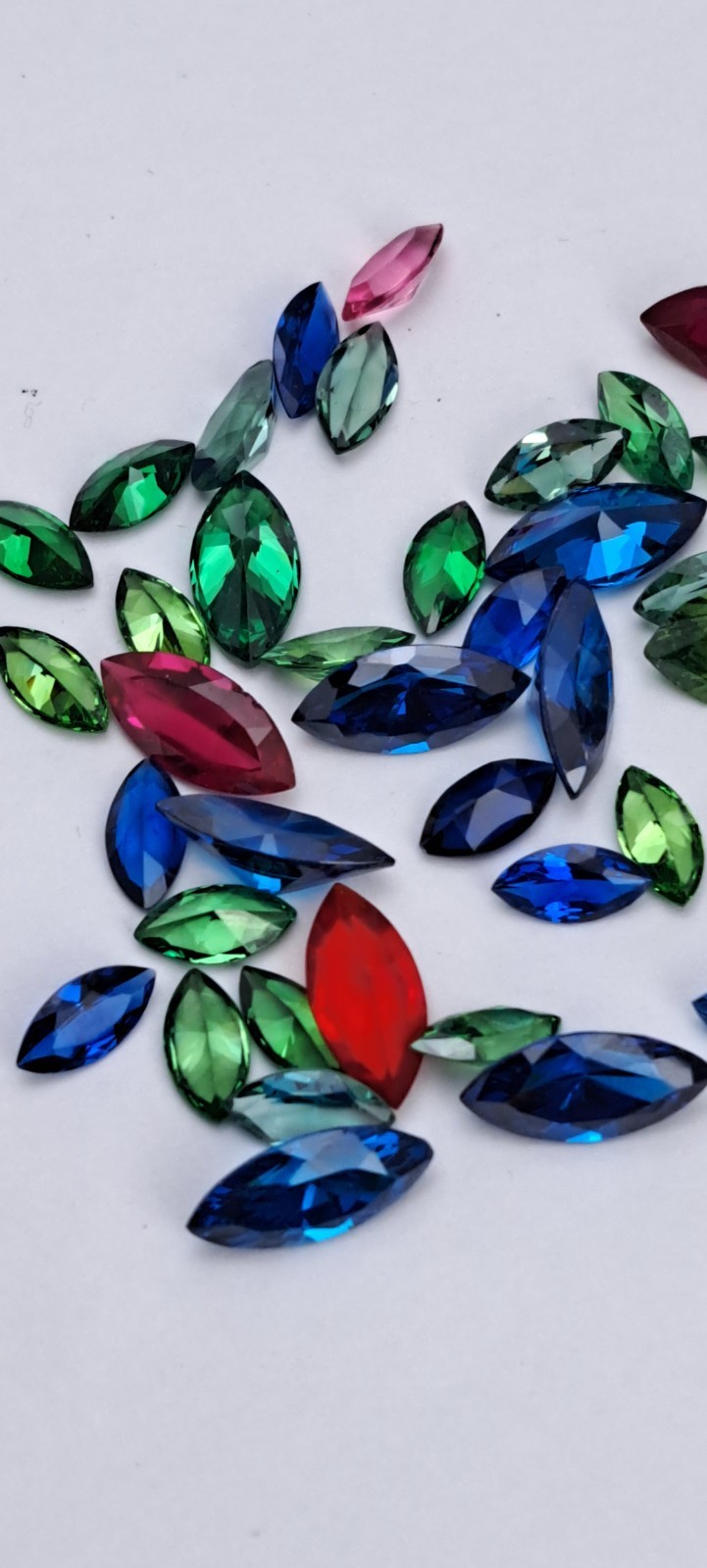 55 Carats Marquise Color Stones Assorted Sizes & Colors