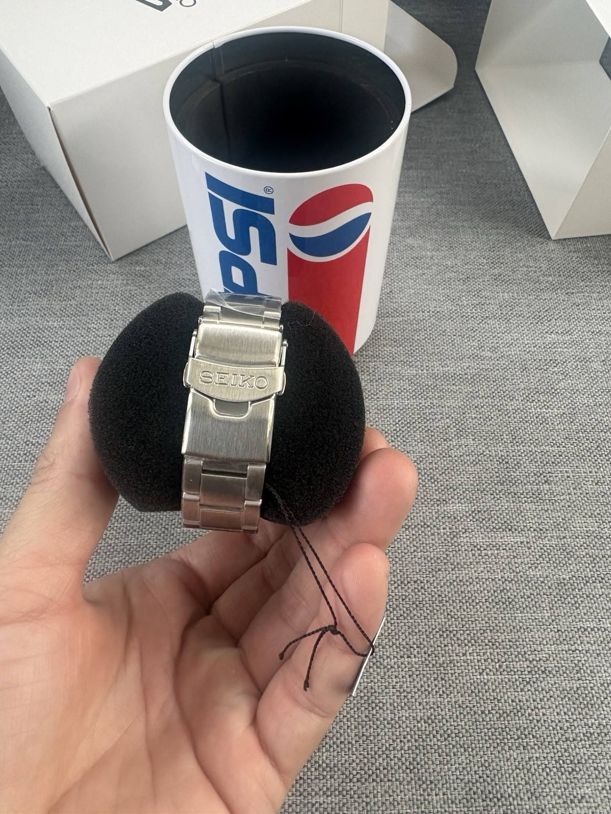 Seiko 5 Sports x Pepsi Limited Edition – SRPL99 – Seiko Pepsi Silver New/Unworn