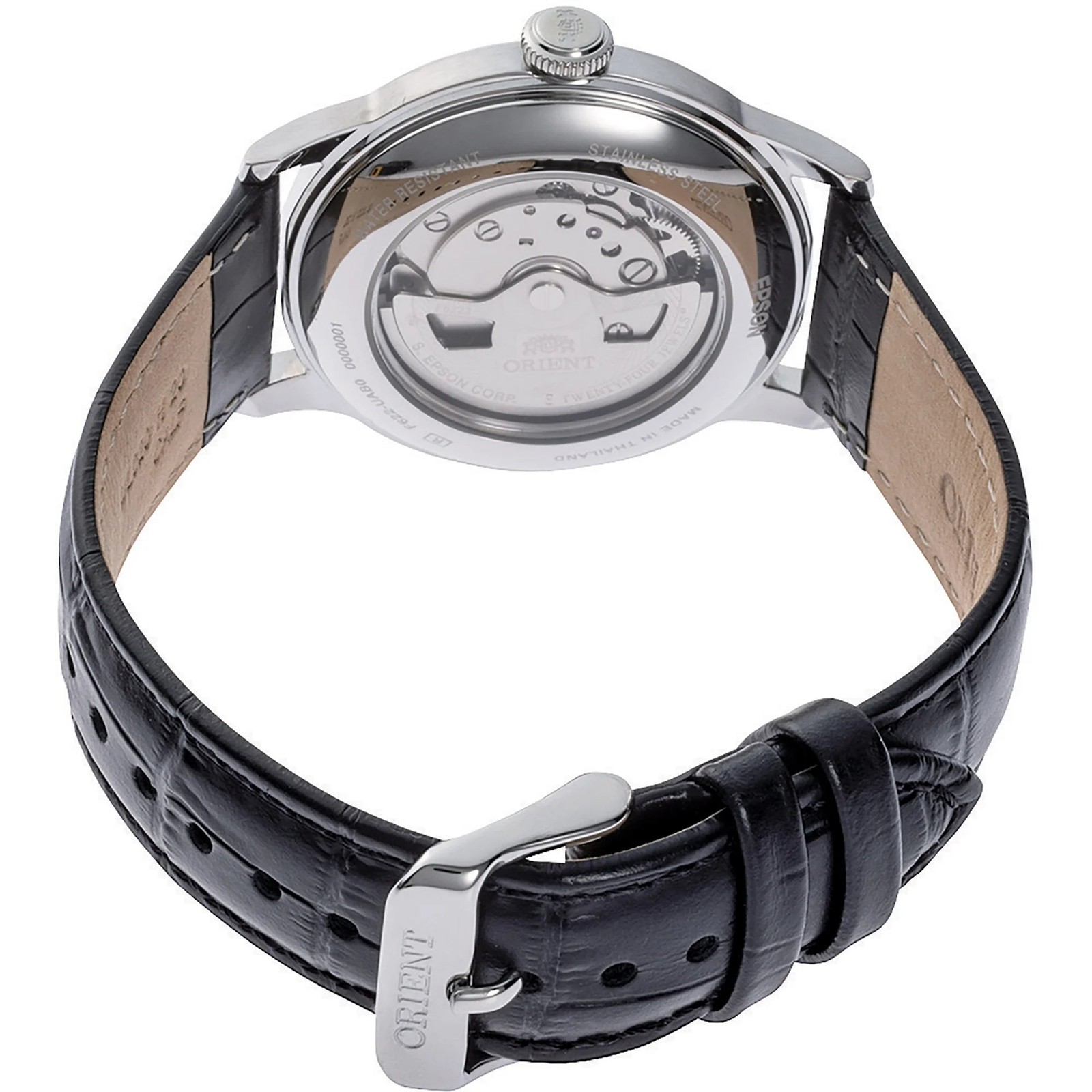 ORIENT CHILD RA-AP0101B30B Black Leather Automatic Watch