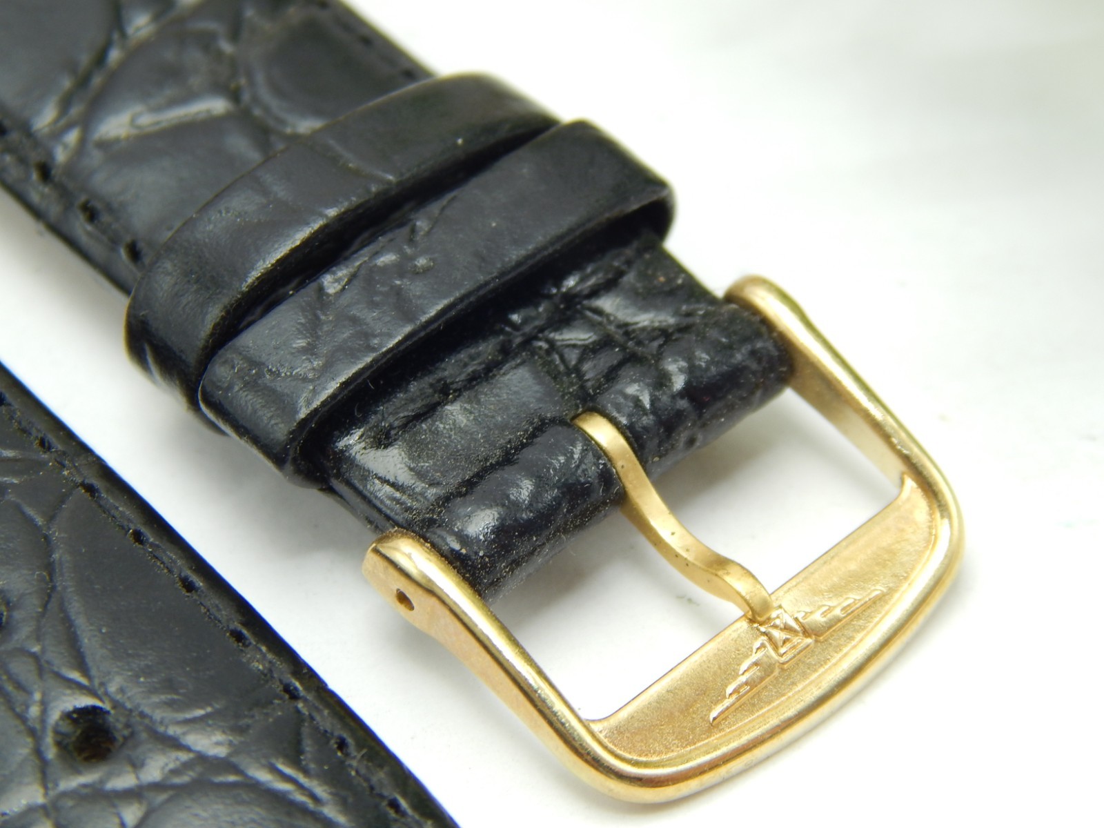 New 18mm X 16mm 18X16 Cuir Veritable swiss made Longines watch band Croco strap