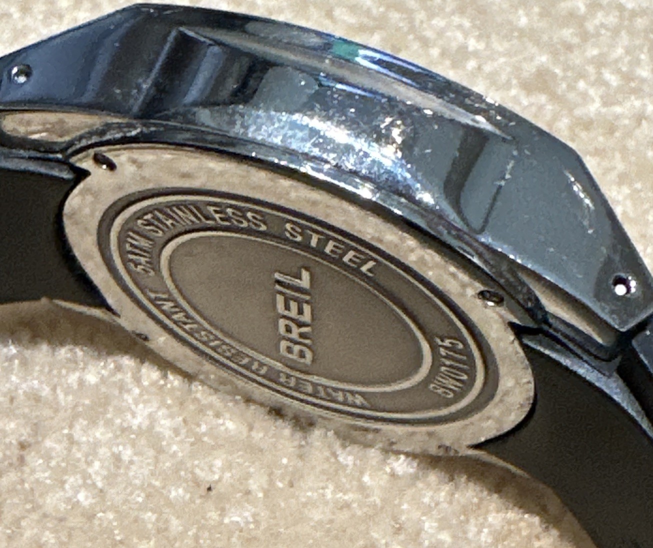 Authentic BREIL Wonder Blue/Rubber 41.5mm BW0175 Men’s Watch w/Box