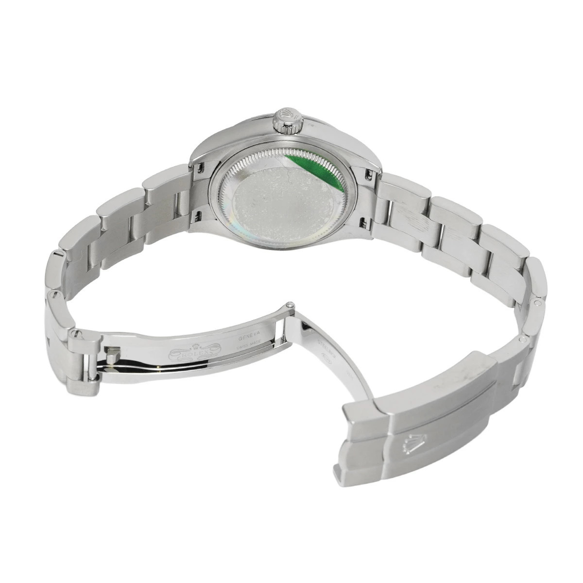 ROLEX Oyster Perpetual 28 276200 Black Ladies Used Watch #31624