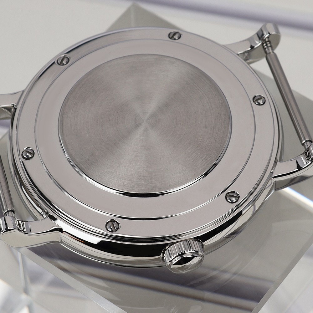 40mm Polished Watch Case 316L Stainless Steel For Eta 2824 PT5000 Movement 10ATM