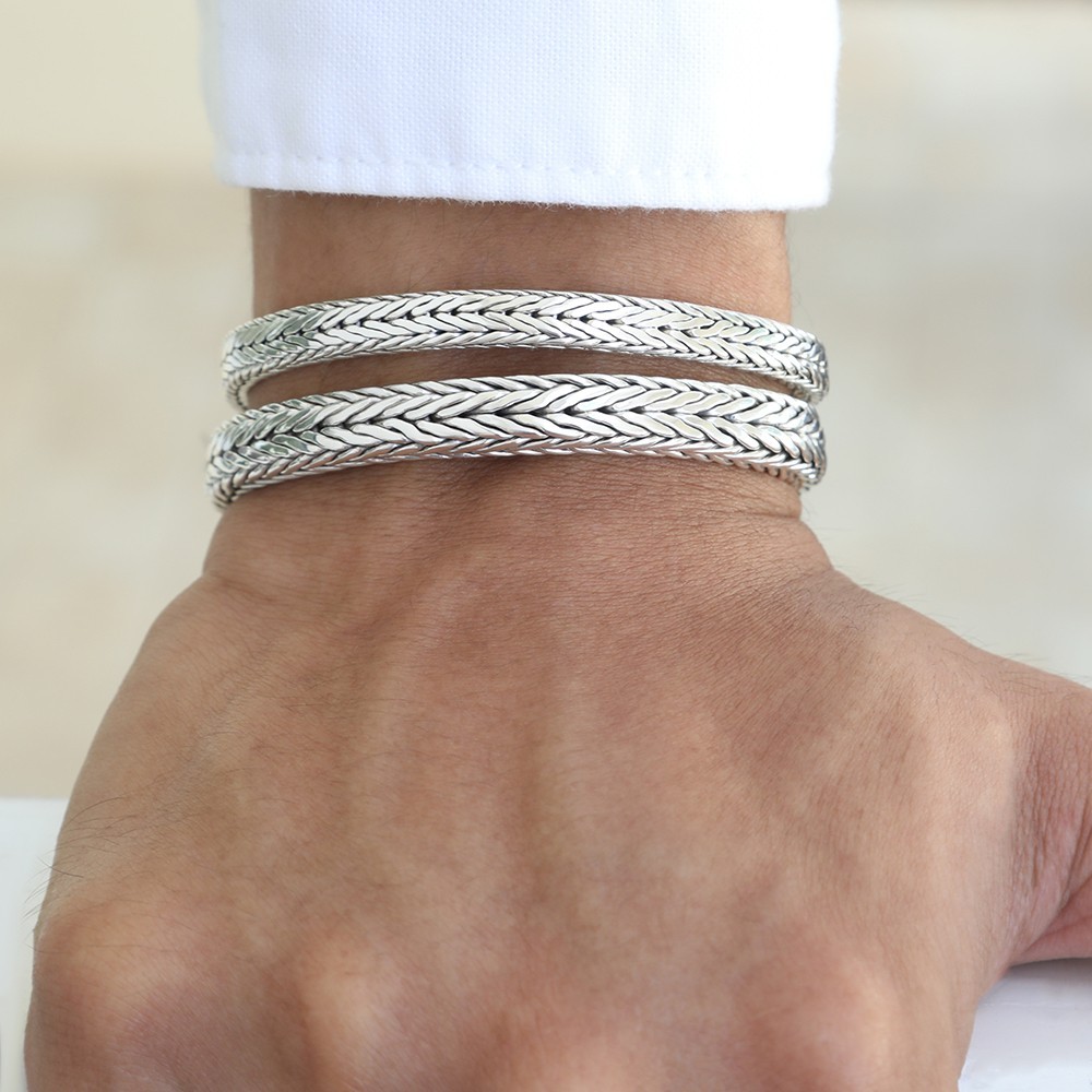 6/8mm Impressive High-Quality 925 Sterling Silver Men’s bracelets
