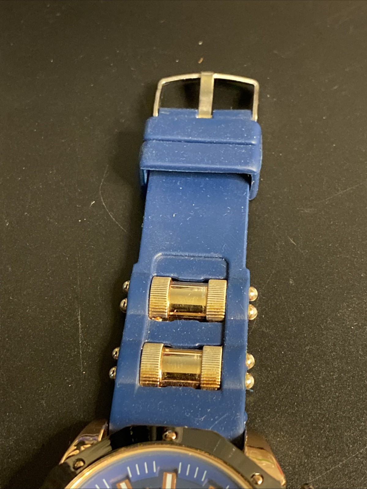 Liboger, Quartz, Blue/ Gold, Men’s Watch W Comfort Band Sport New Battery