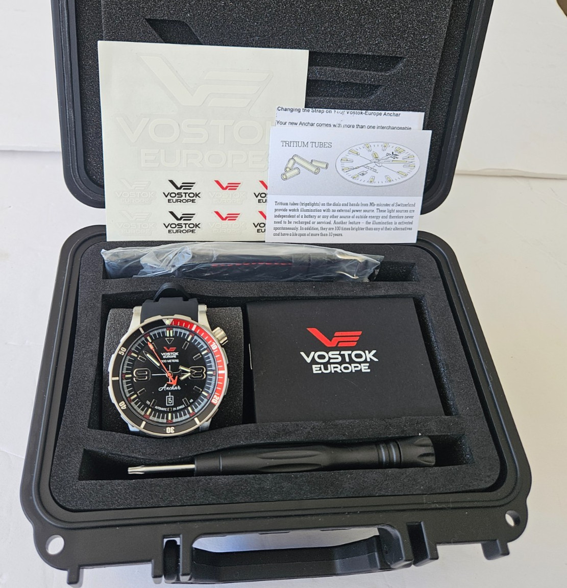 VOSTOK-EUROPE Anchar Diver 300m Automatic 48mm Watch NH35A-510A587 Limited 3000