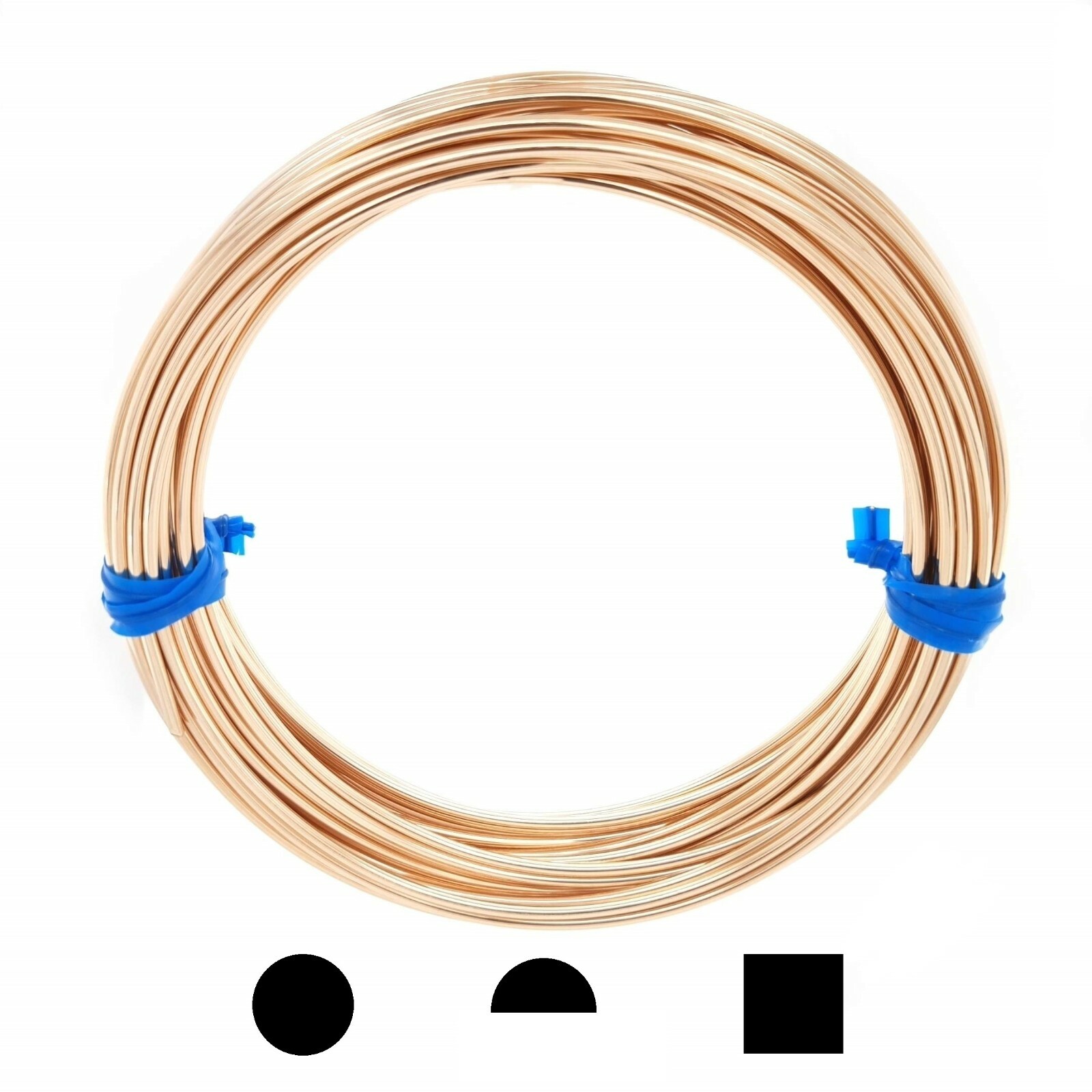 14K Gold Filled wire Dead Soft Round-1/2 Round-Square 2-21 22 24 26 28 30 Gauge