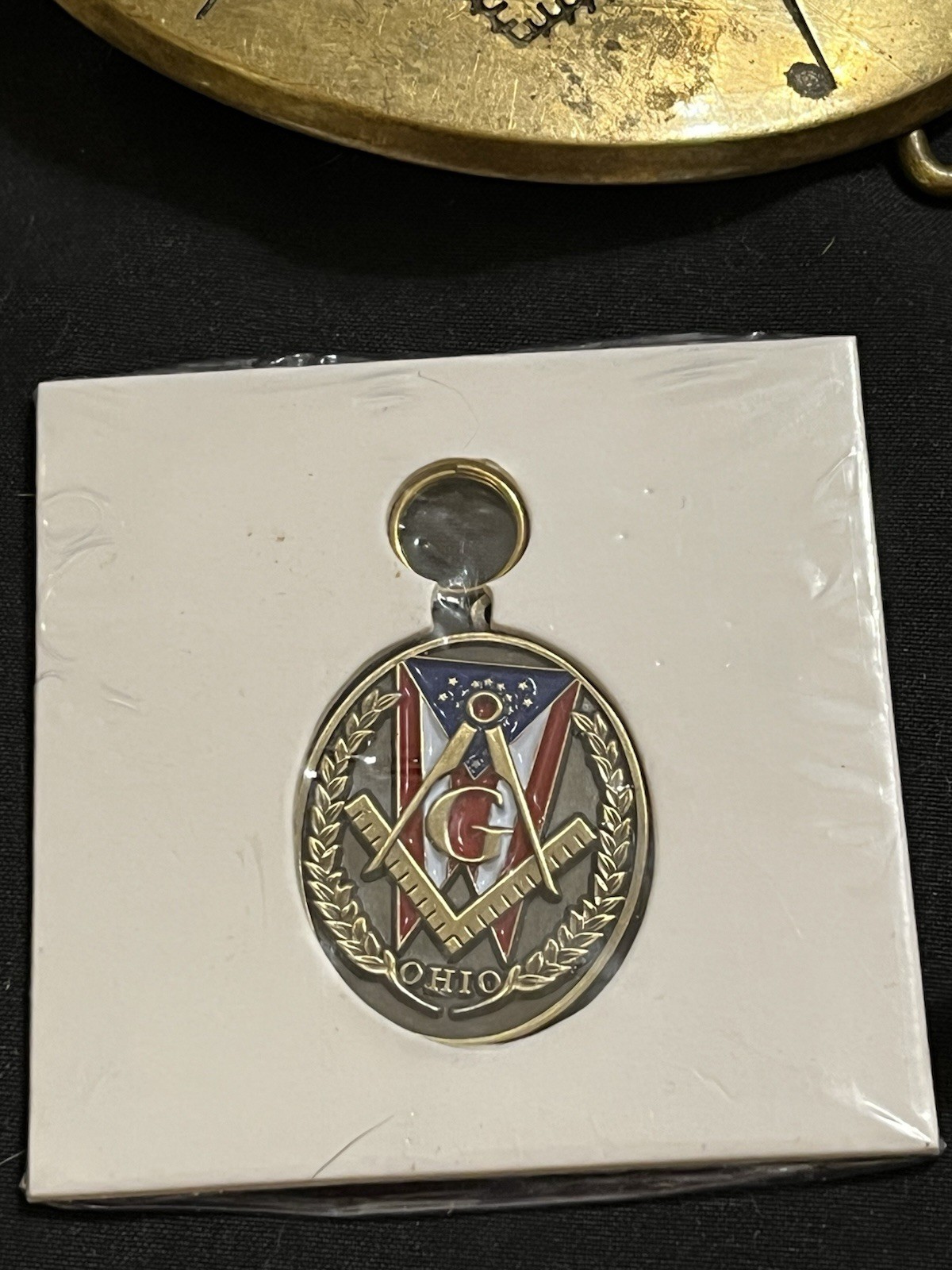 Vintage Masonic Estate Lot Knights Templar Rings Pins Buckle Coins Tie Bar