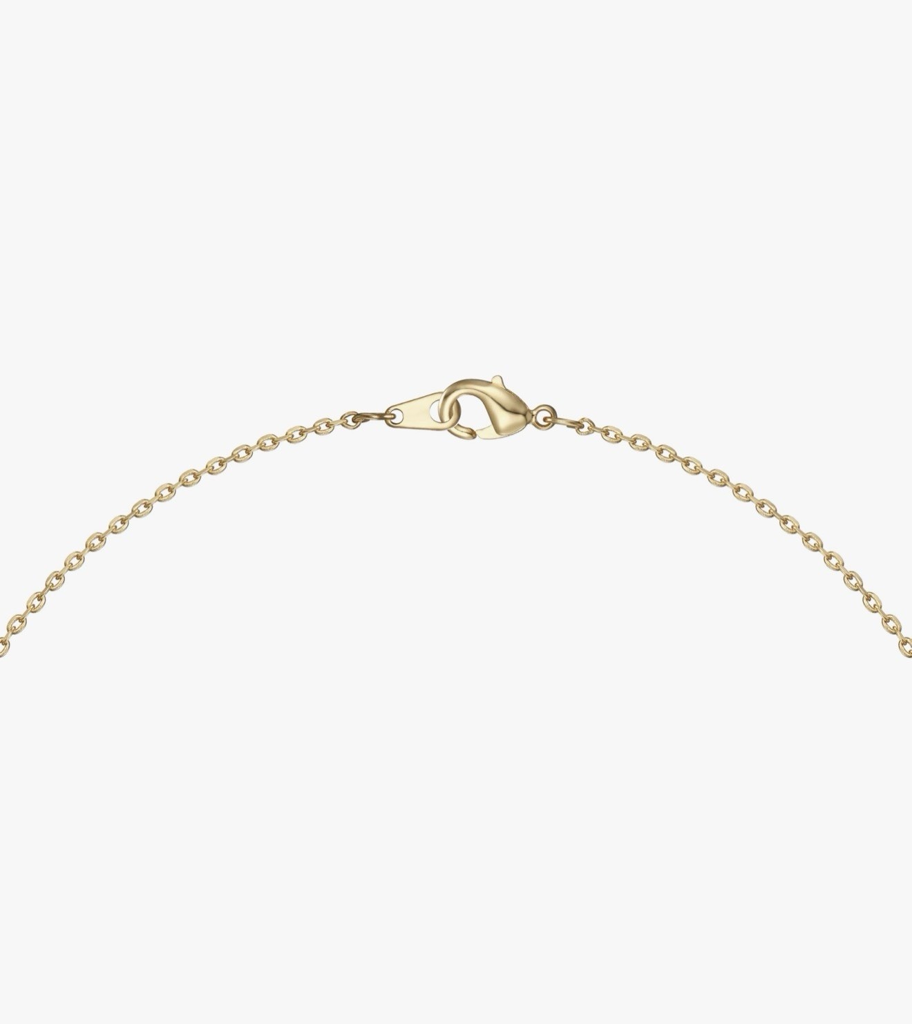 18k Gold Plated Crescent Moon Necklace With Opal
