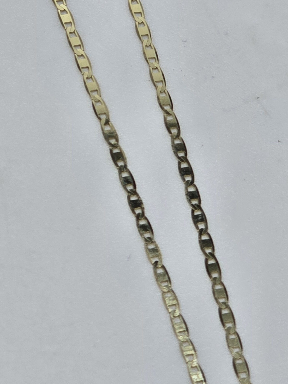 10k Yellow Gold 16″ Anker/ Mariner Link Necklace 1.2MM