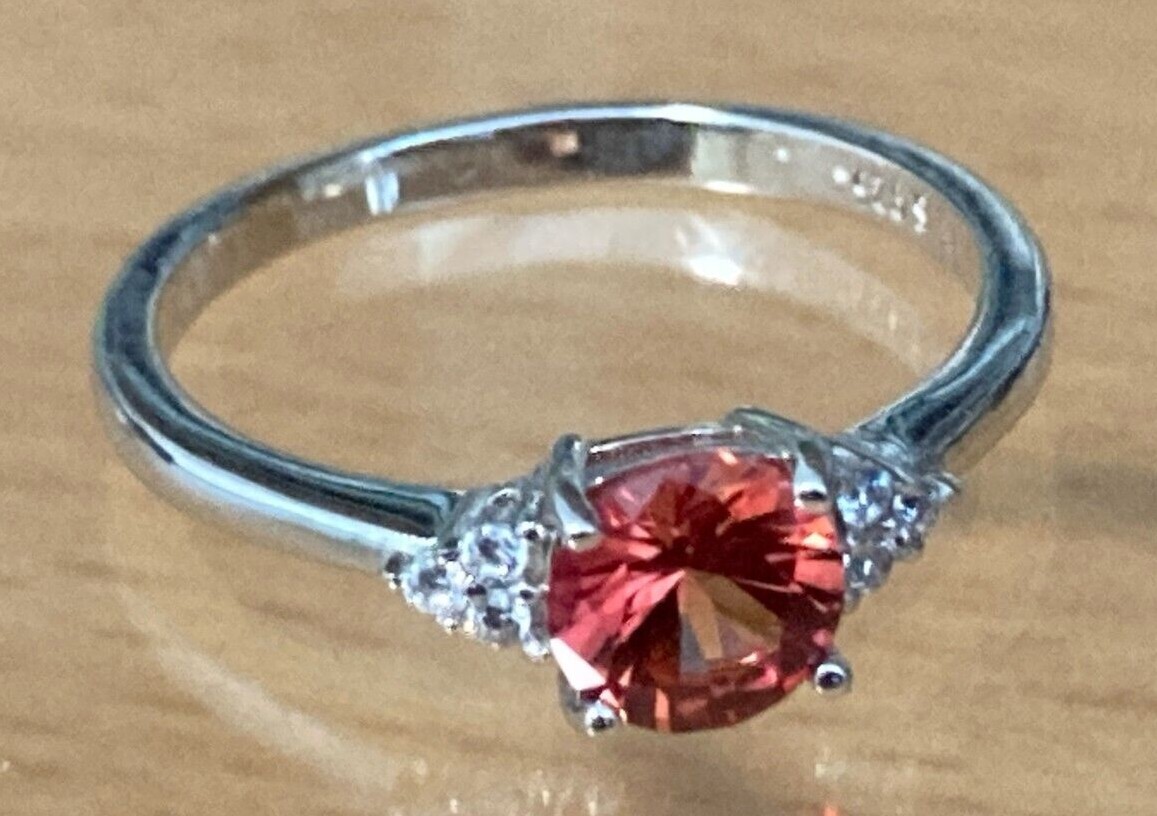 Sapphire & Ruby Rings Solid Silver 14k Gold or Rhodium Finish Sizes 6 to 10 US