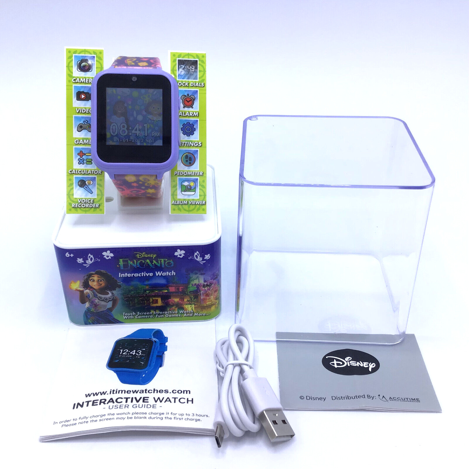 Disney Encanto Touch Screen Interactive Watch with Camera , Games, Video – EUC