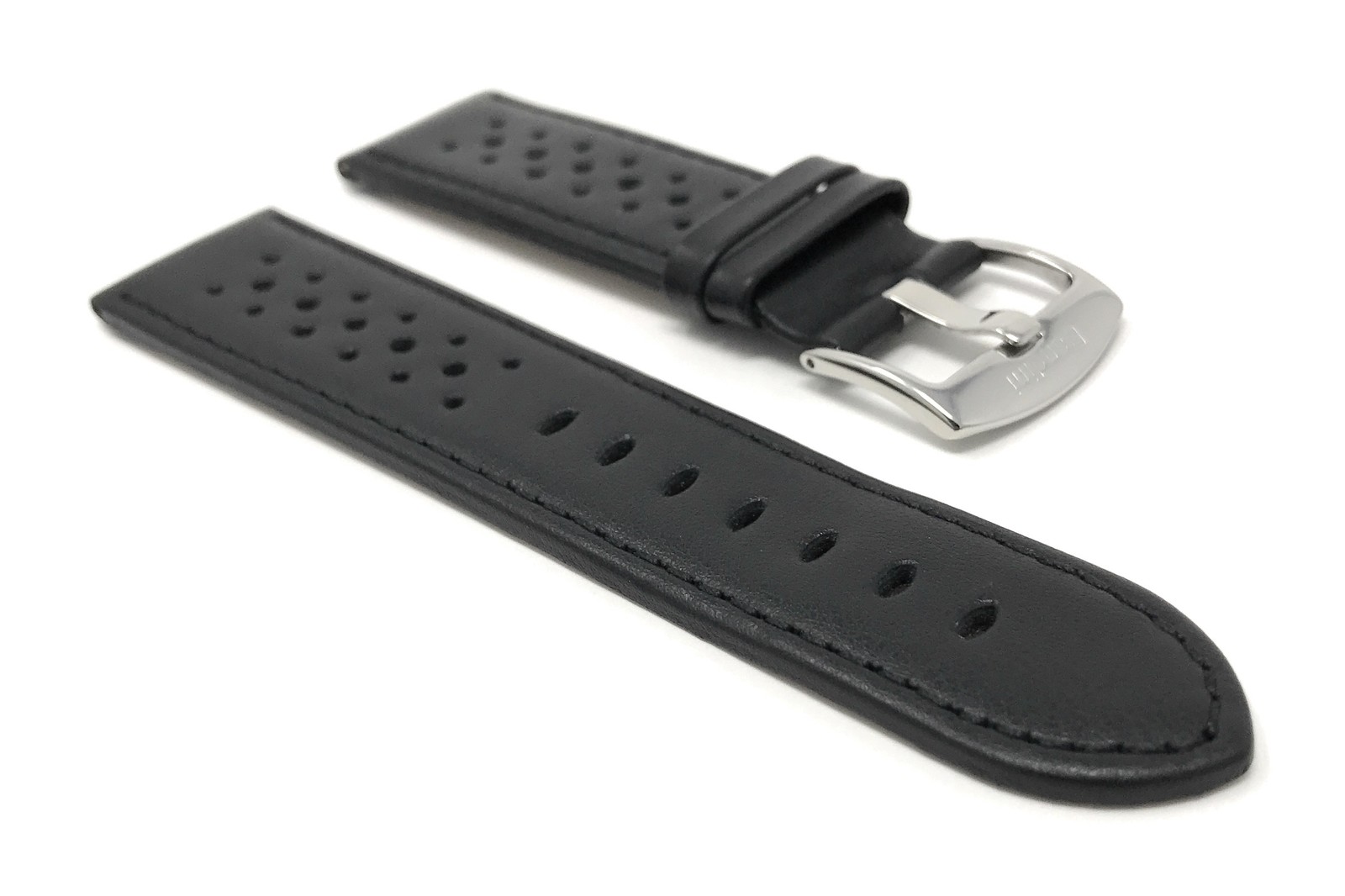 20mm Leather Rally Strap, Watch Band for Armand Nicolet JH9 Datum, MH2