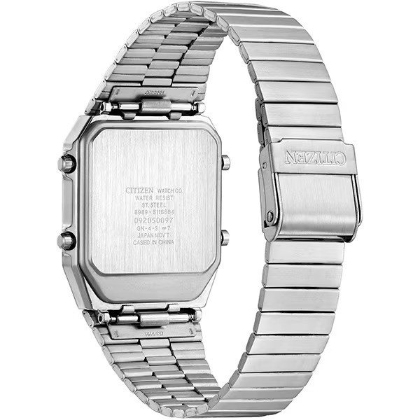 Citizen JG2101-78E Ana-Digi Temp Retro Analog Digital Watch JDM Japan