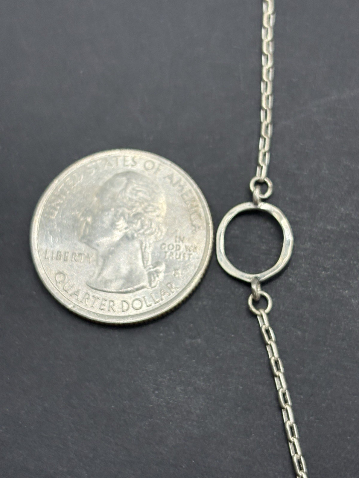 Silpada 34″ Sterling Silver Station Necklace 925 7 Grams G7