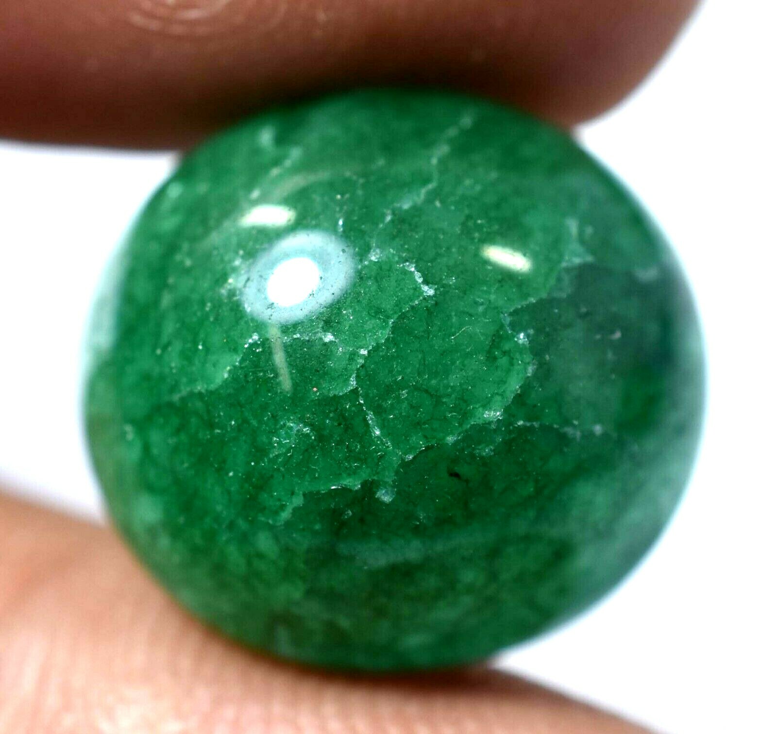 14.85 Ct Natural Rich Deep Green Onyx Cabochon AAA+ Quality Gemstone