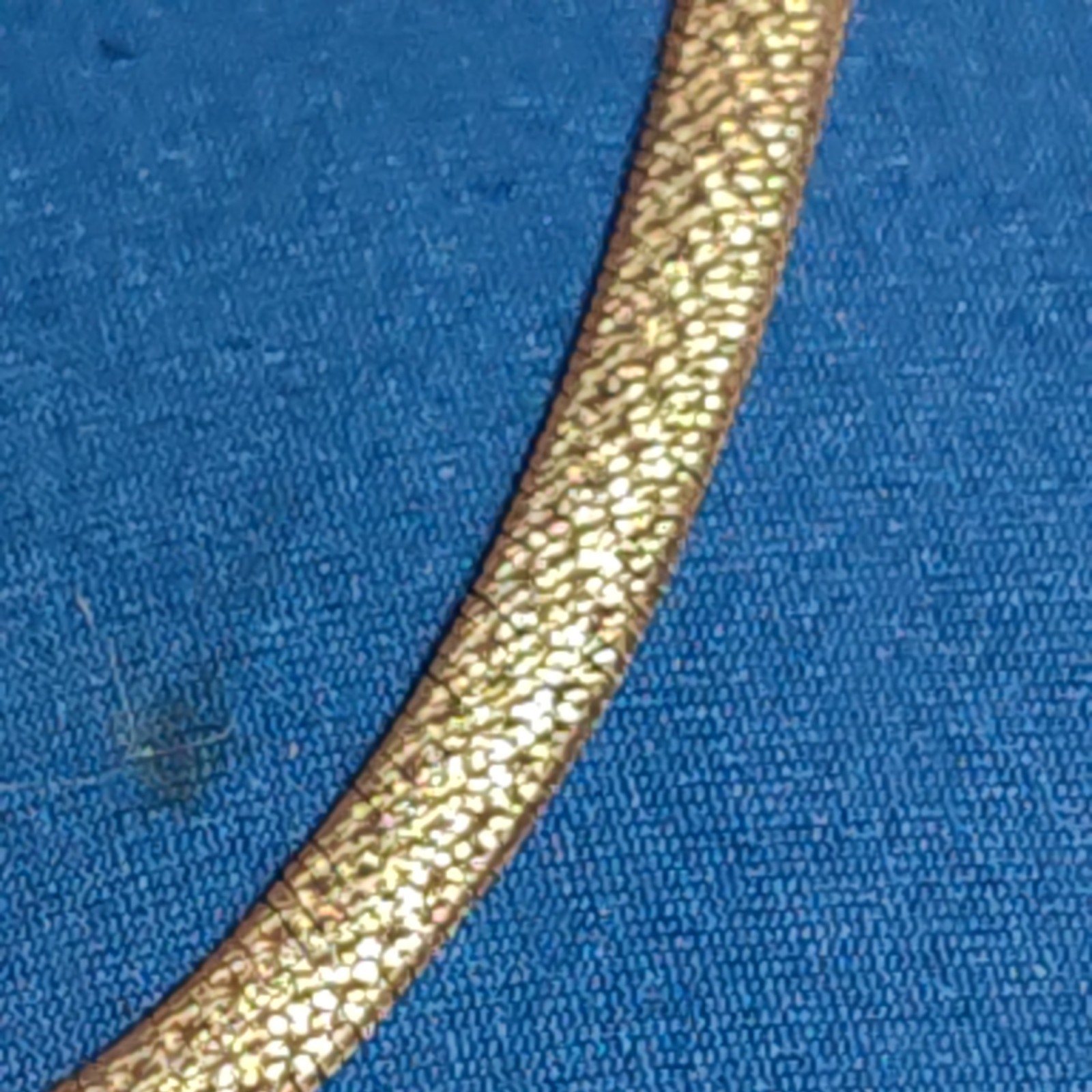 Solid 925 Sterling Silver Herringbone Chain Milor 20″ 51cm 6mm 14.2g
