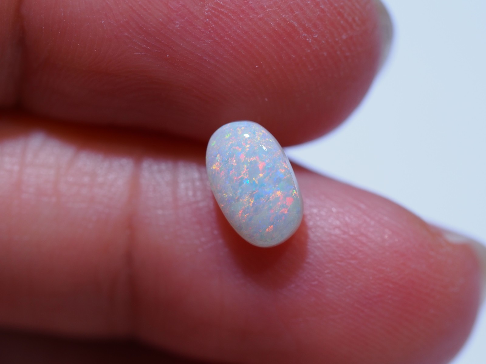 1.1ct White Opal from Lightning Ridge | Natural Australian Opal Gem