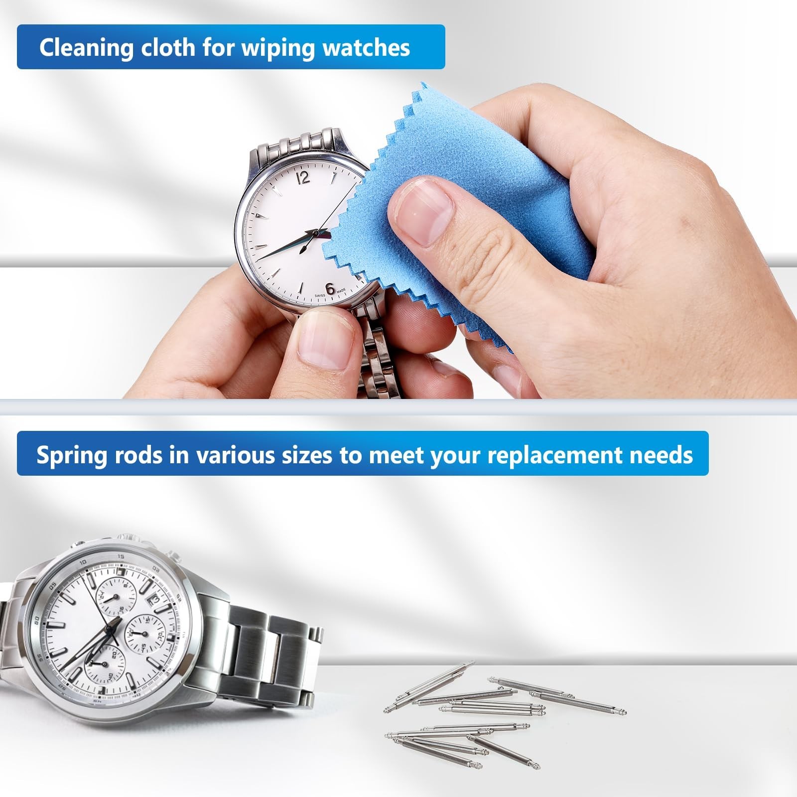 JOREST Watch Spring Bar Tool, Watch Repair Kit to Replace the Watch Strap, Wa…