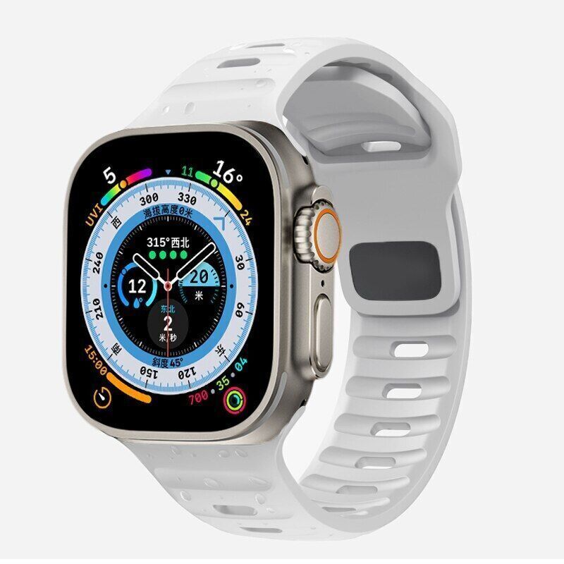 For Apple Watch Series Ultra 11 10 9 8 7 5 Silicone Sport Strap Band 38/49mm
