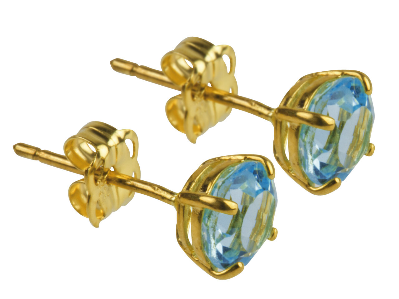 9ct Gold BIRTHSTONE Earrings Butterly ALL MONTHS January – December Gift For Her