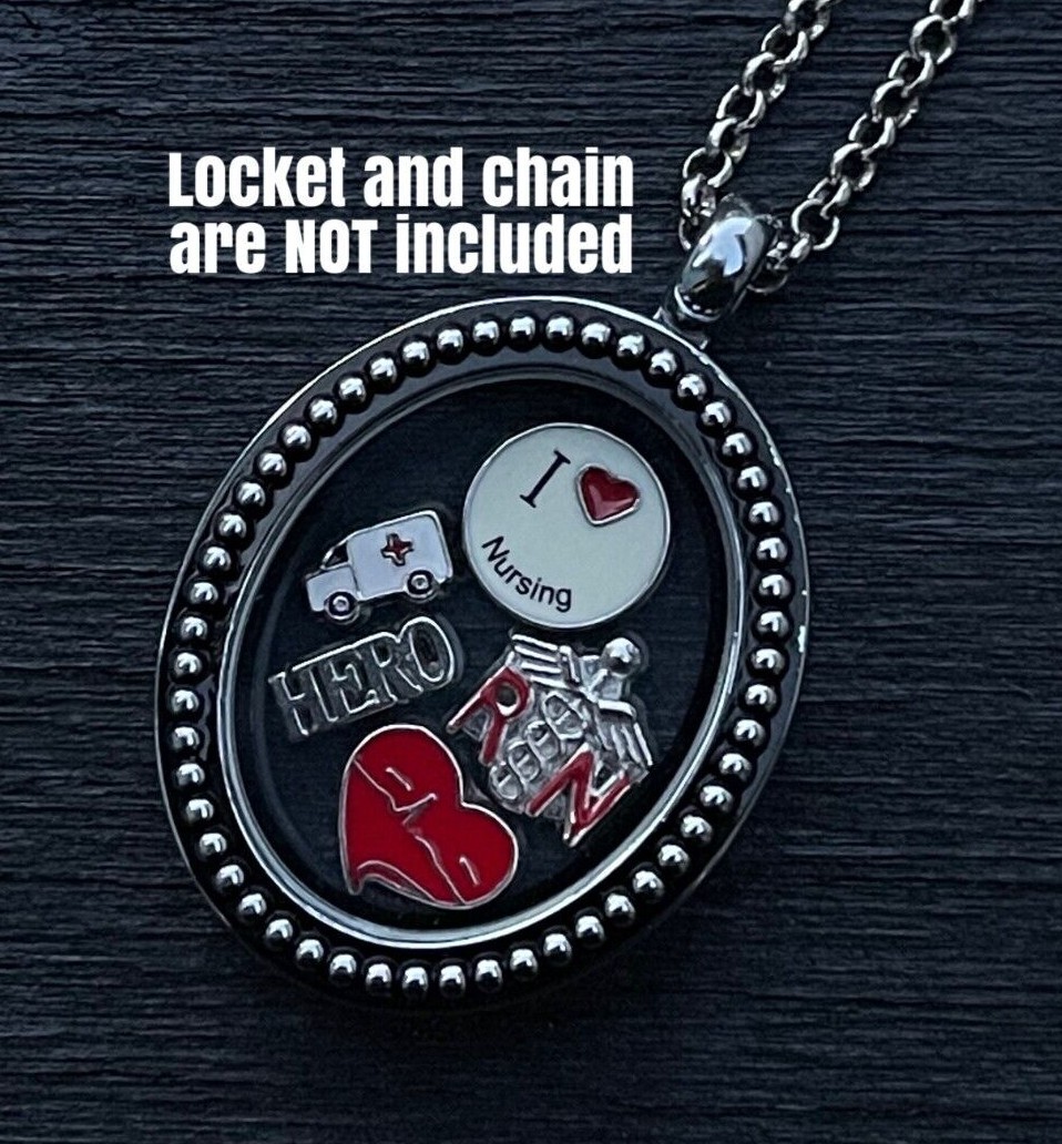 Floating Charms Nurse Medical Doctor for Glass Lockets