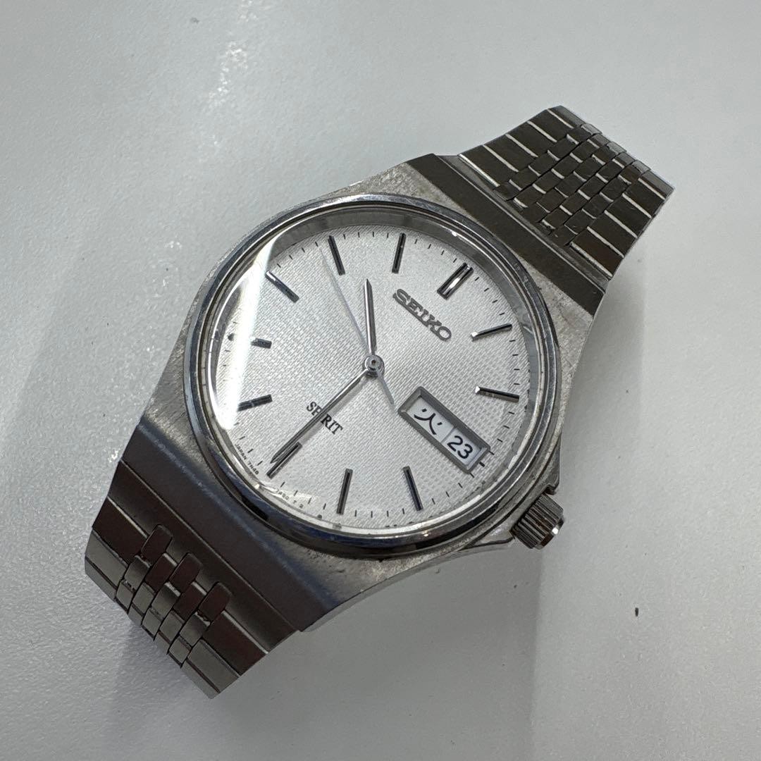 SEIKO SPIRIT 7N48-7A10 Quartz Wristwatch (Wrist size approximately 17cm)