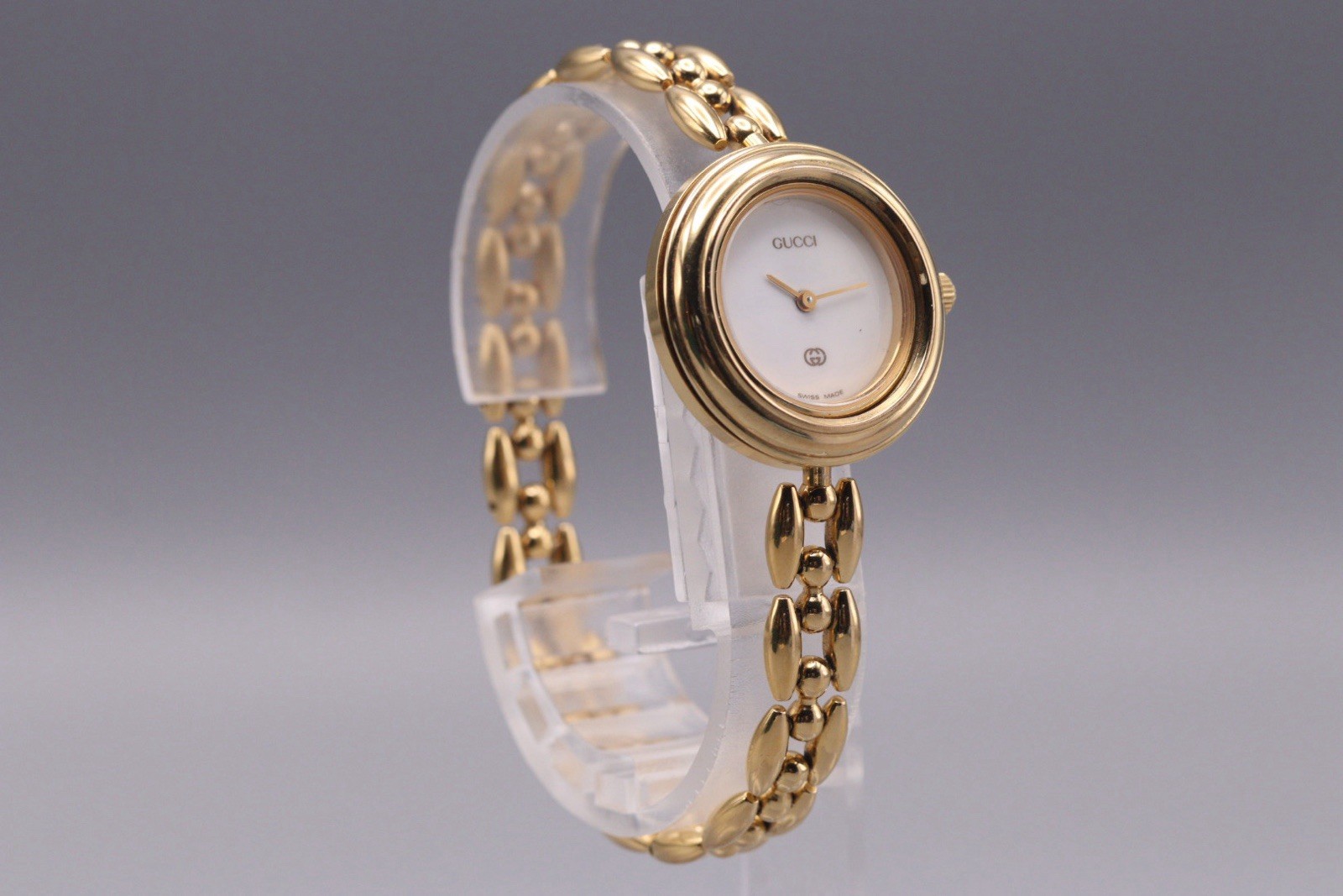 [Near MINT w/ Full Set] Vintage Gucci 11/12.2L White Dial 6 Bezels Watch 26mm