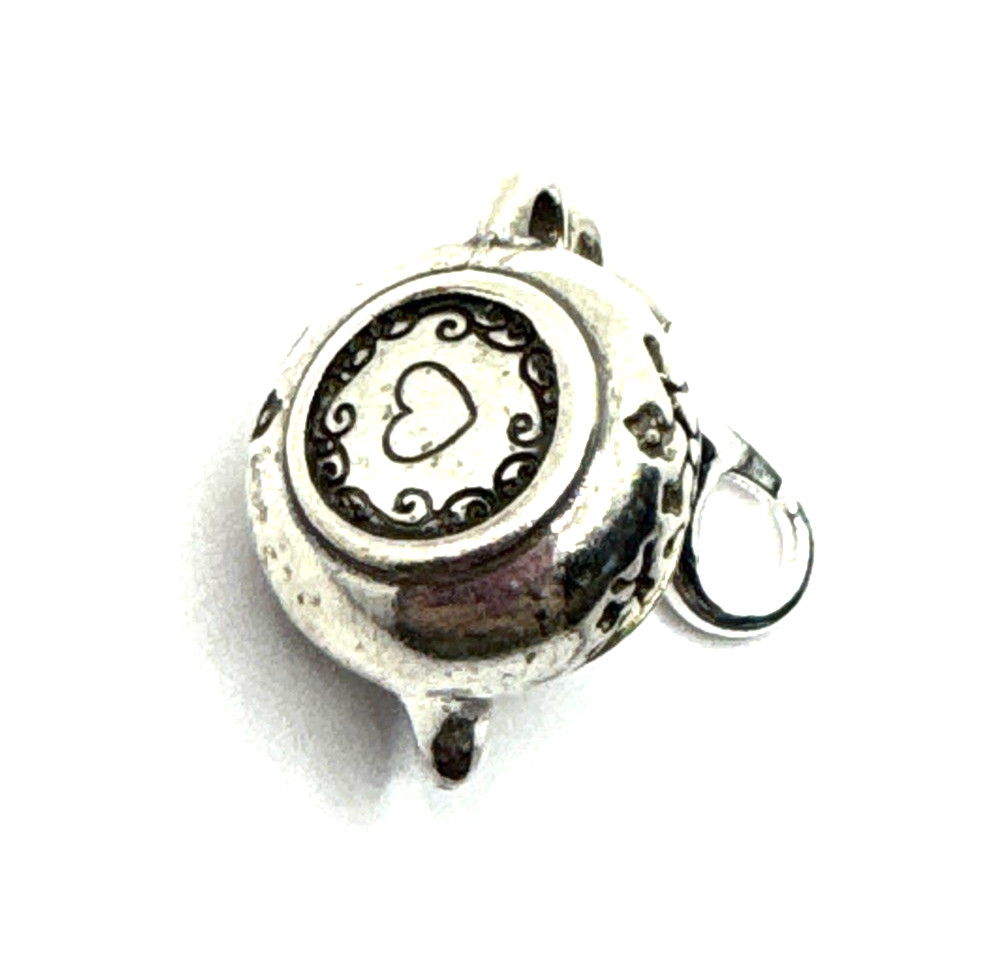 Brighton China Tales Teatime Tradition Cafe Chinese Food Silver Snap Charm