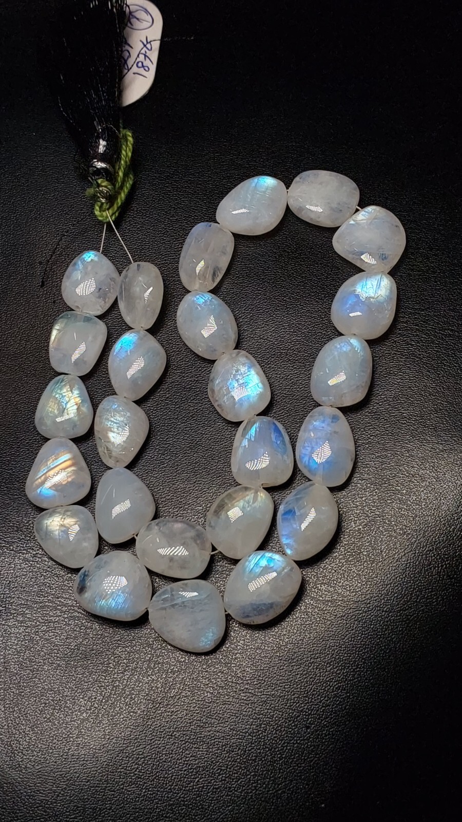 AAA Quality Rainbow Moonstone Strand Multi Fire Shape Nuggets Size 11X14-14X15MM