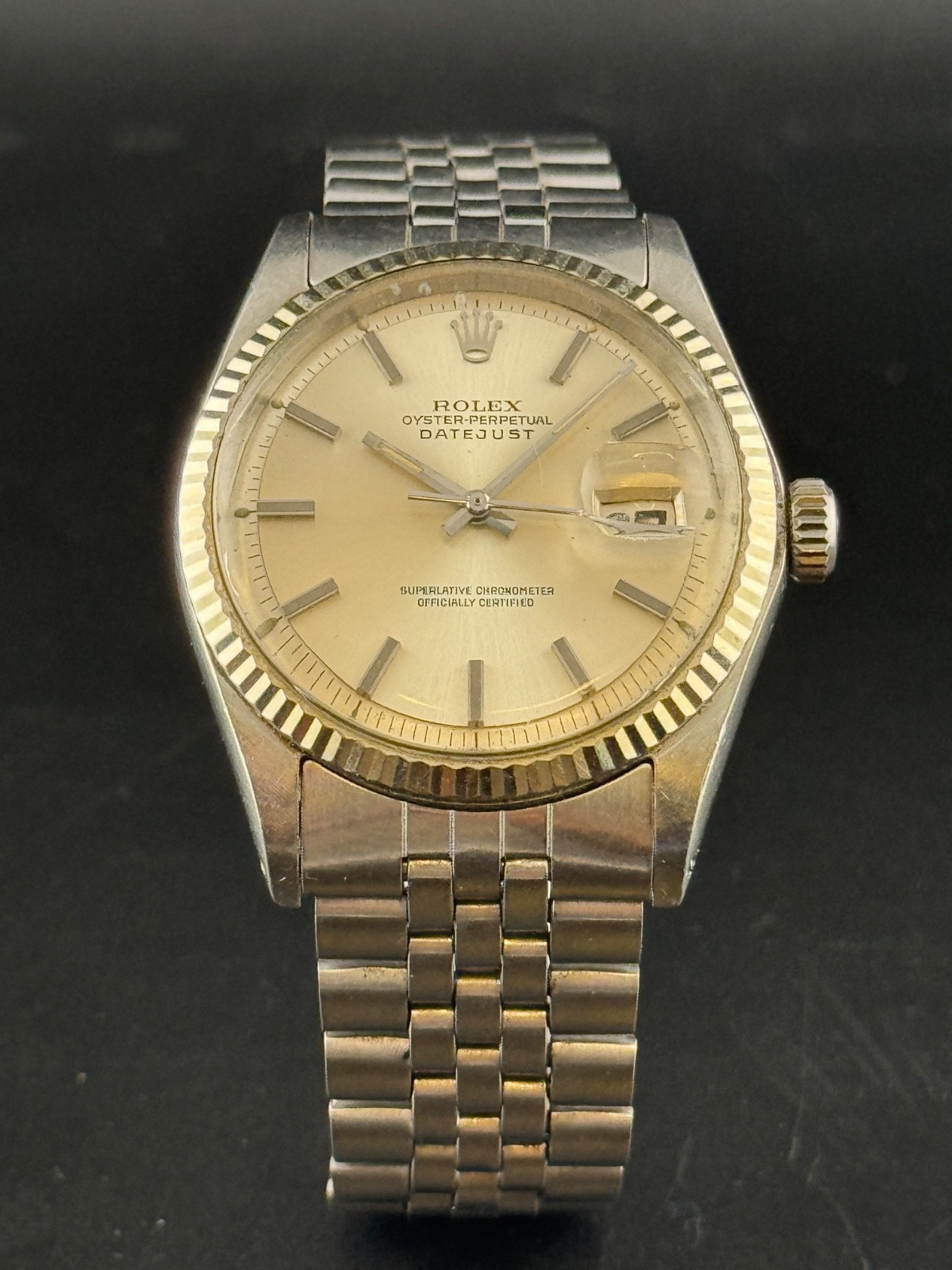 Rolex Datejust 1601 Vintage Jubilee Automatic Steel 36mm Silver Dial