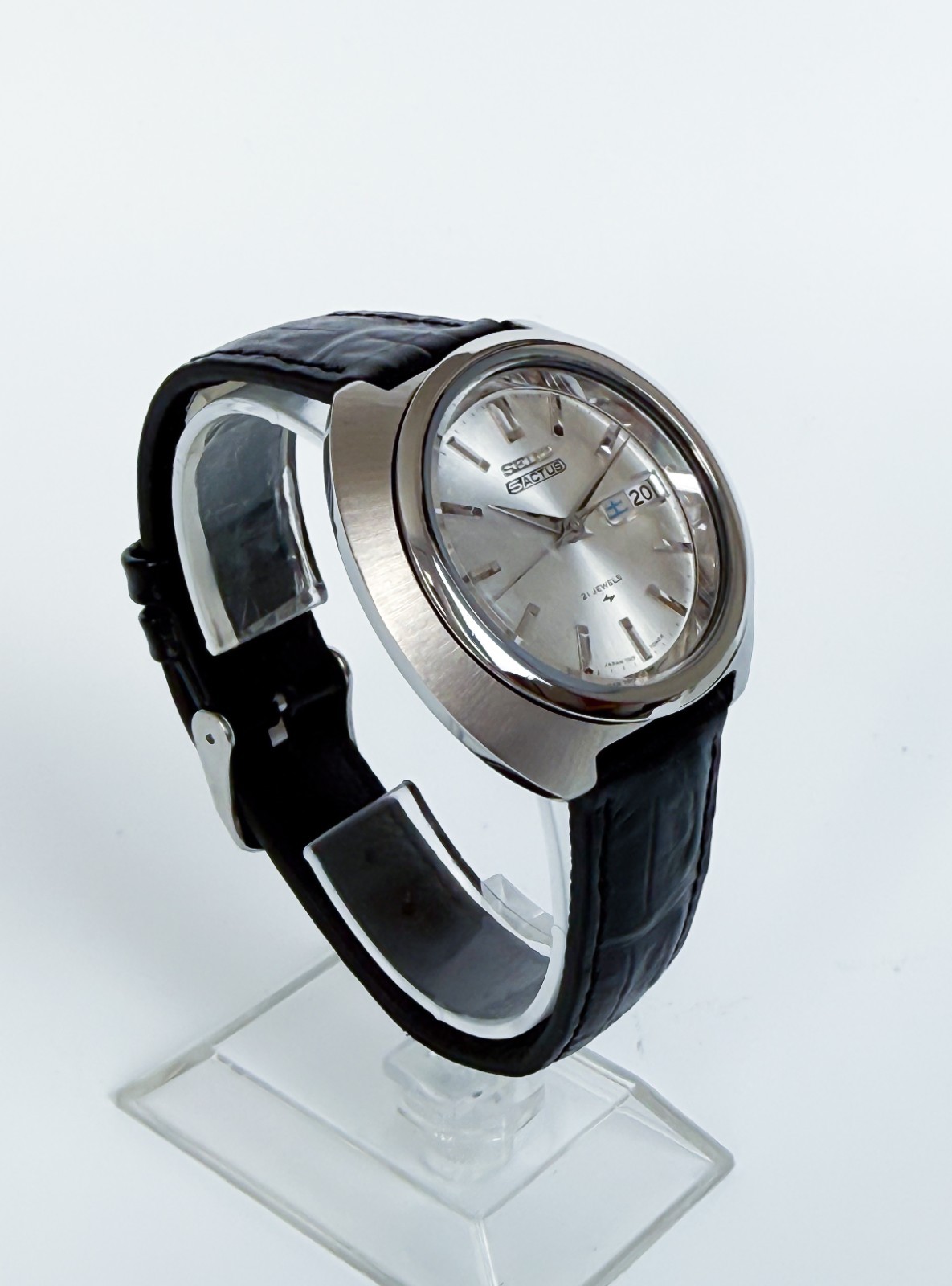 Seiko 5 Actus 7019-7020 Sunburst Silver Dial