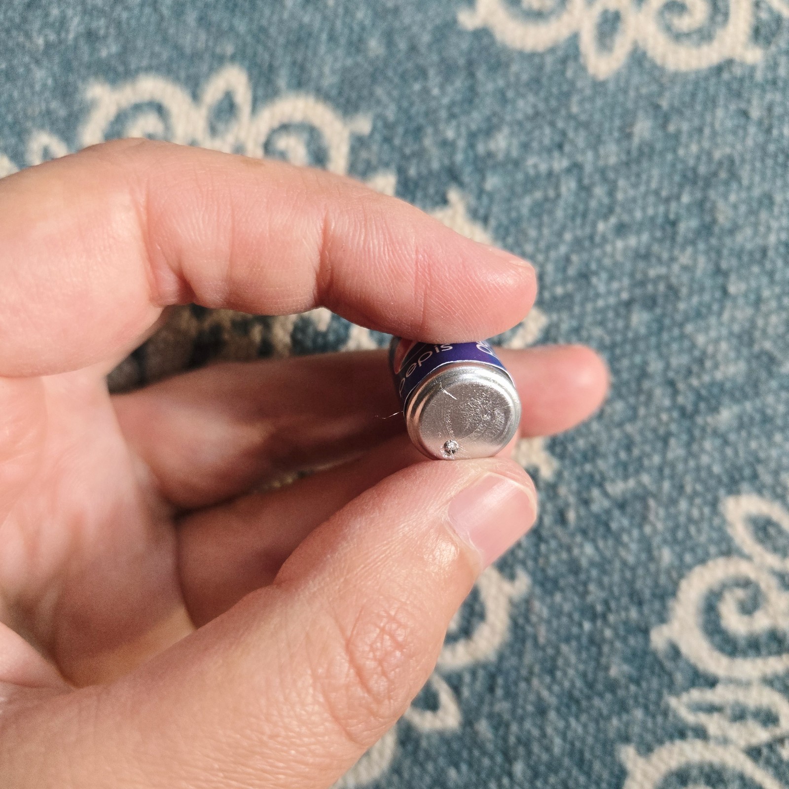 Dainty Silver Pepsi Pepis Pendant