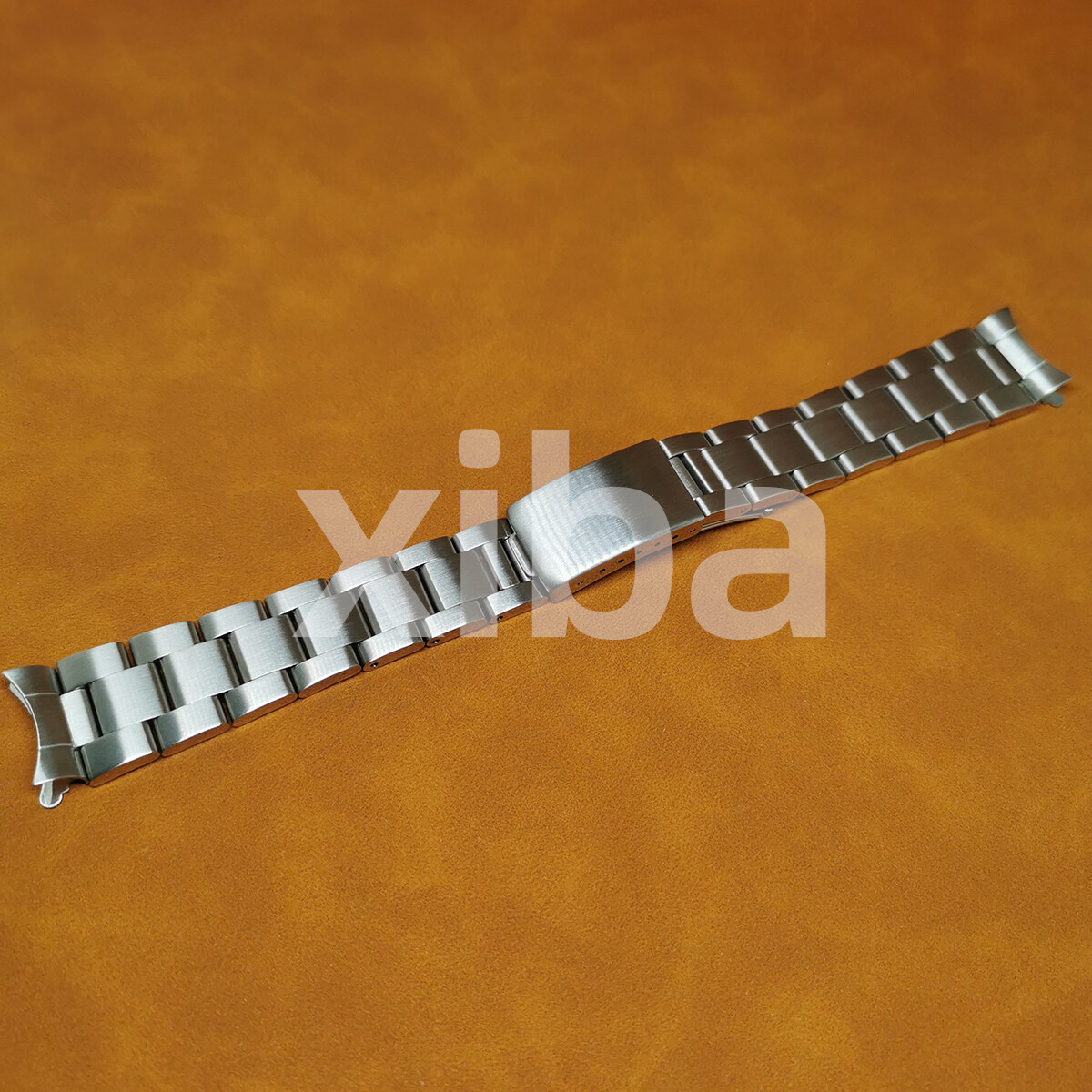 13mm 17-21mm Curved End Metal Bracelet Stainless Steel Watch Strap Band Unisex