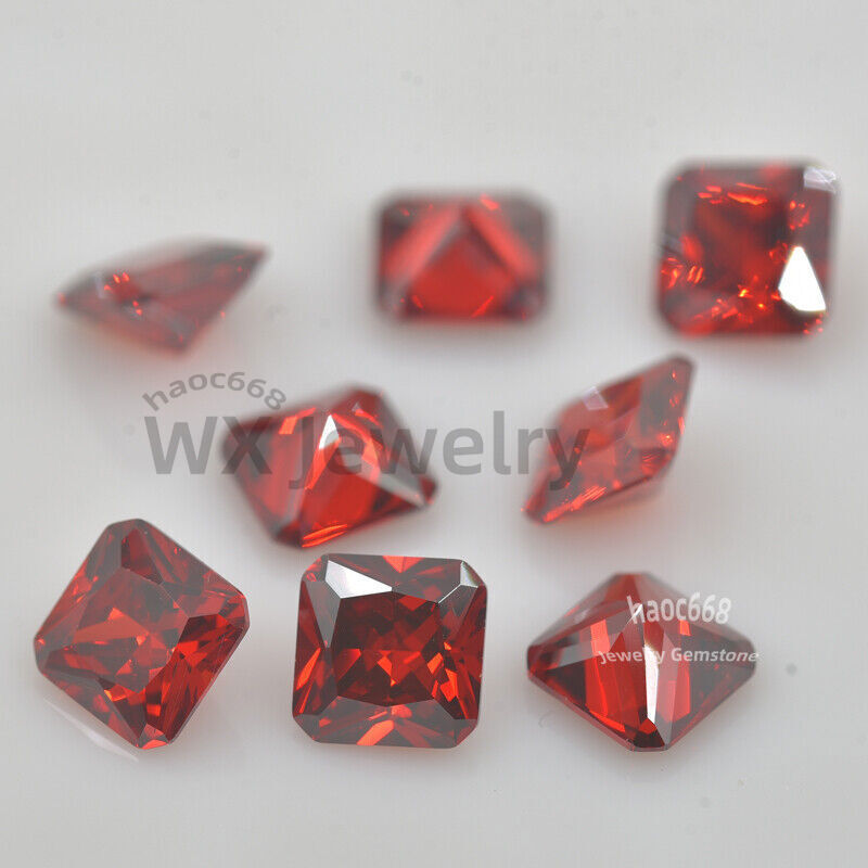 3x3mm-12x12mm Synthetic Square Octangle Loose Cubic Zirconia for making jewelry