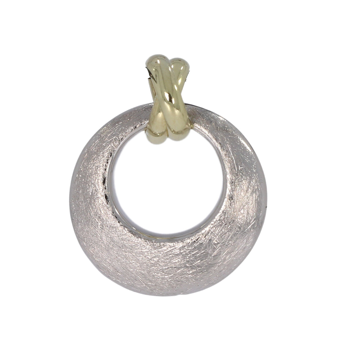 Xen Pendant Round Ice Frosted Two Tone