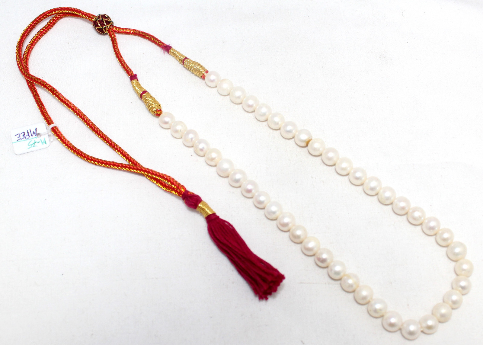 Adjustable Necklace 1 Line Strand String Beaded Women Freshwater Pearl F240