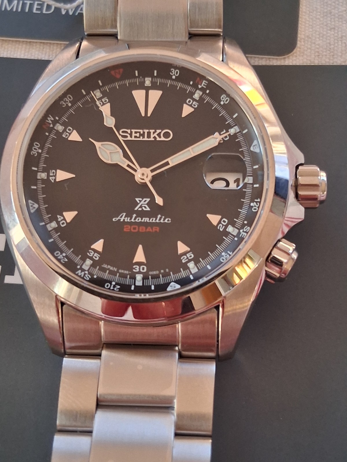 Seiko Men’s Prospex Alpinist Automatic Watch SPB117J1