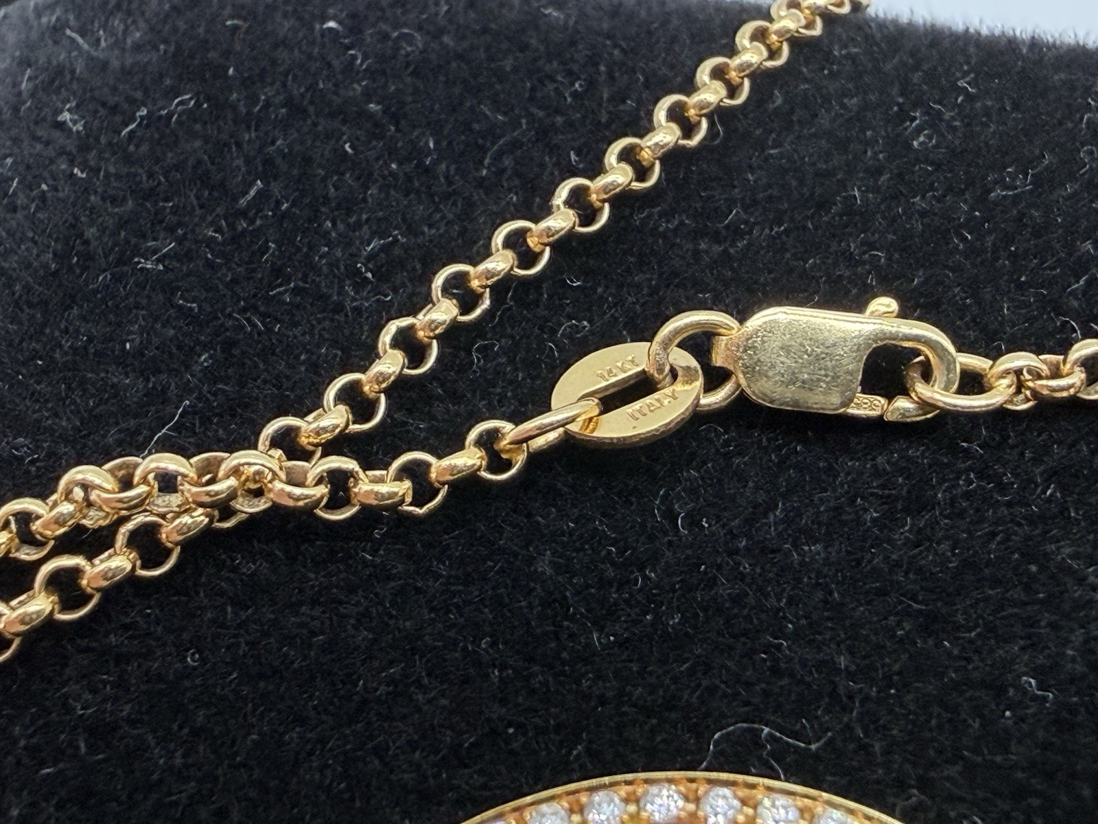 Mark Henry 18K Gold Natural Alexandrite Diamond Pendant Necklace 0.70CT w/Box
