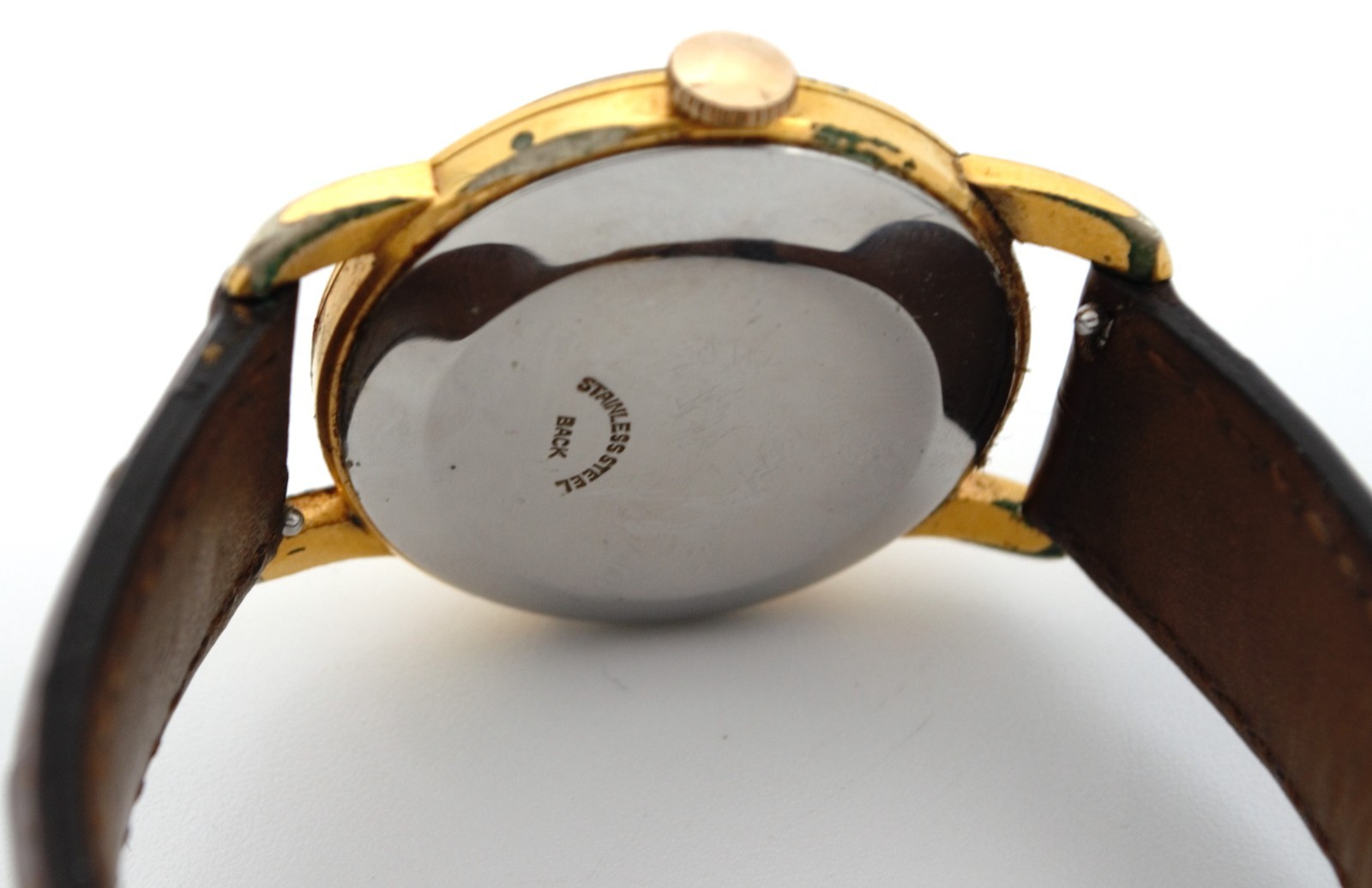 Vintage Westbury Triple Date Calendar Moon phase Manual Watch 34mm Gold Plated