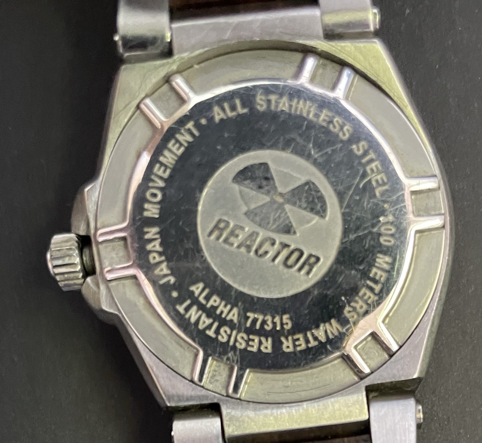 Rare Reactor Copper Face Tonneau Watch. Easy To Read Luminous Dial. Alpha 31277