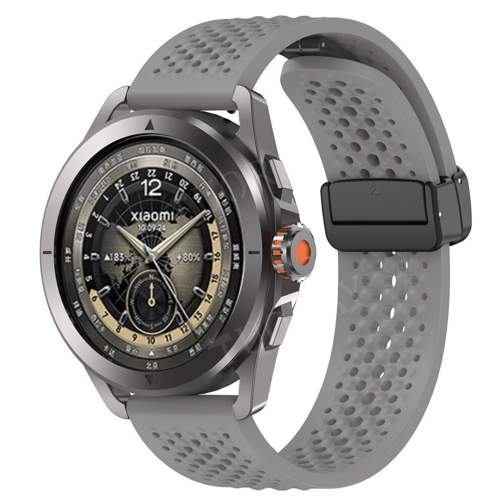 22mm Magnetic Silicone Strap Watch Band For Amazfit Bip 6/5 GTR 4/3/2/GTR 47mm
