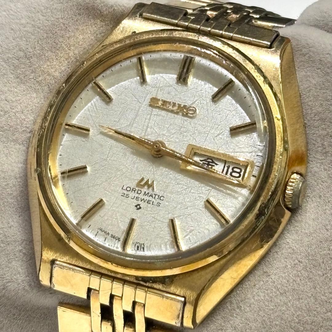 SEIKO 5606-7010 Automatic Watch Lord Matic From Japan